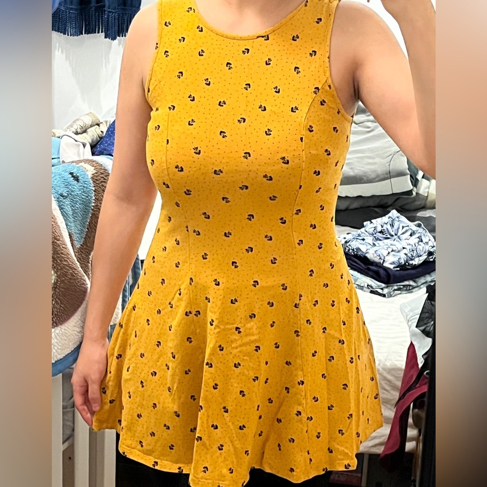 Cute orange dresss forever 21 S